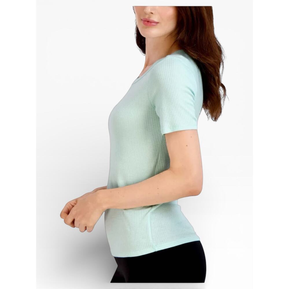 Lucky Brand Ribbed Crew Neck Tee 3-Pack Women’s Large NWT - Picture 4 of 5